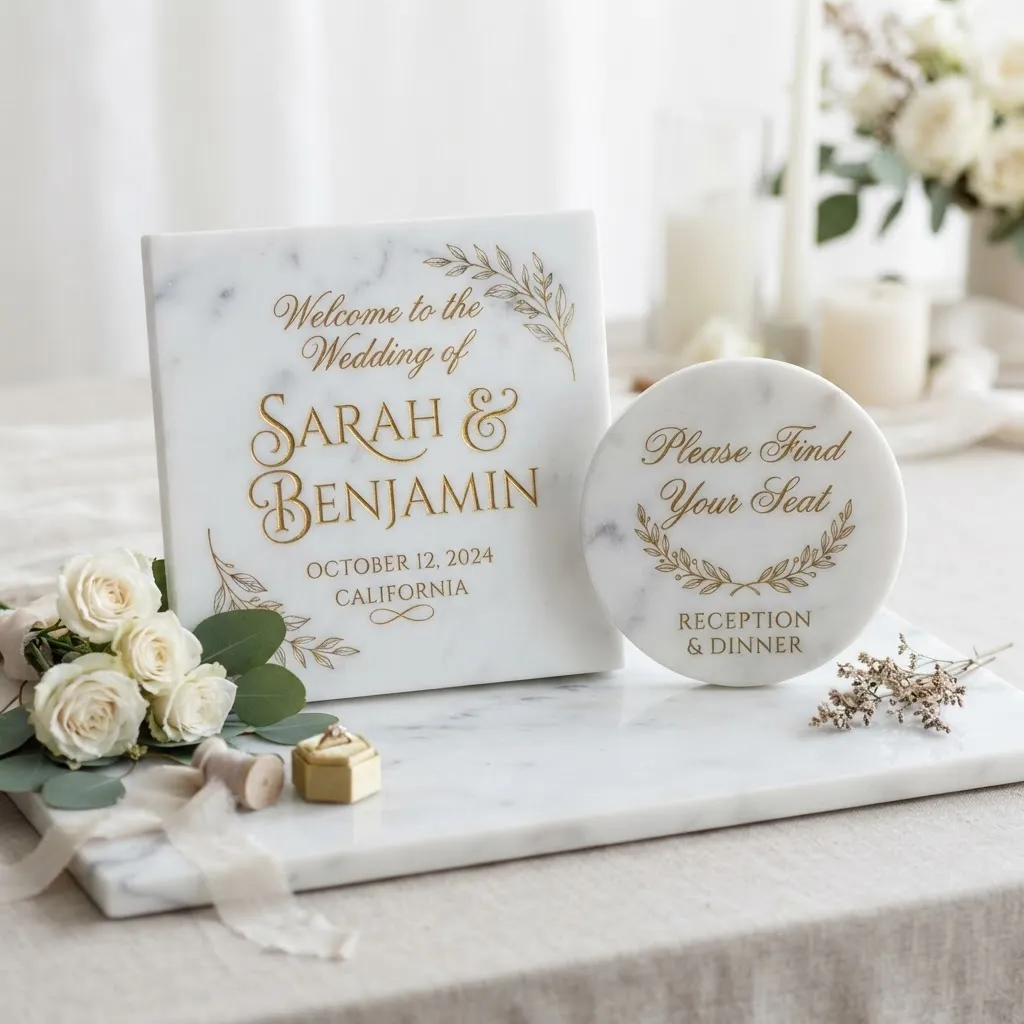 Engraved Wedding Signs