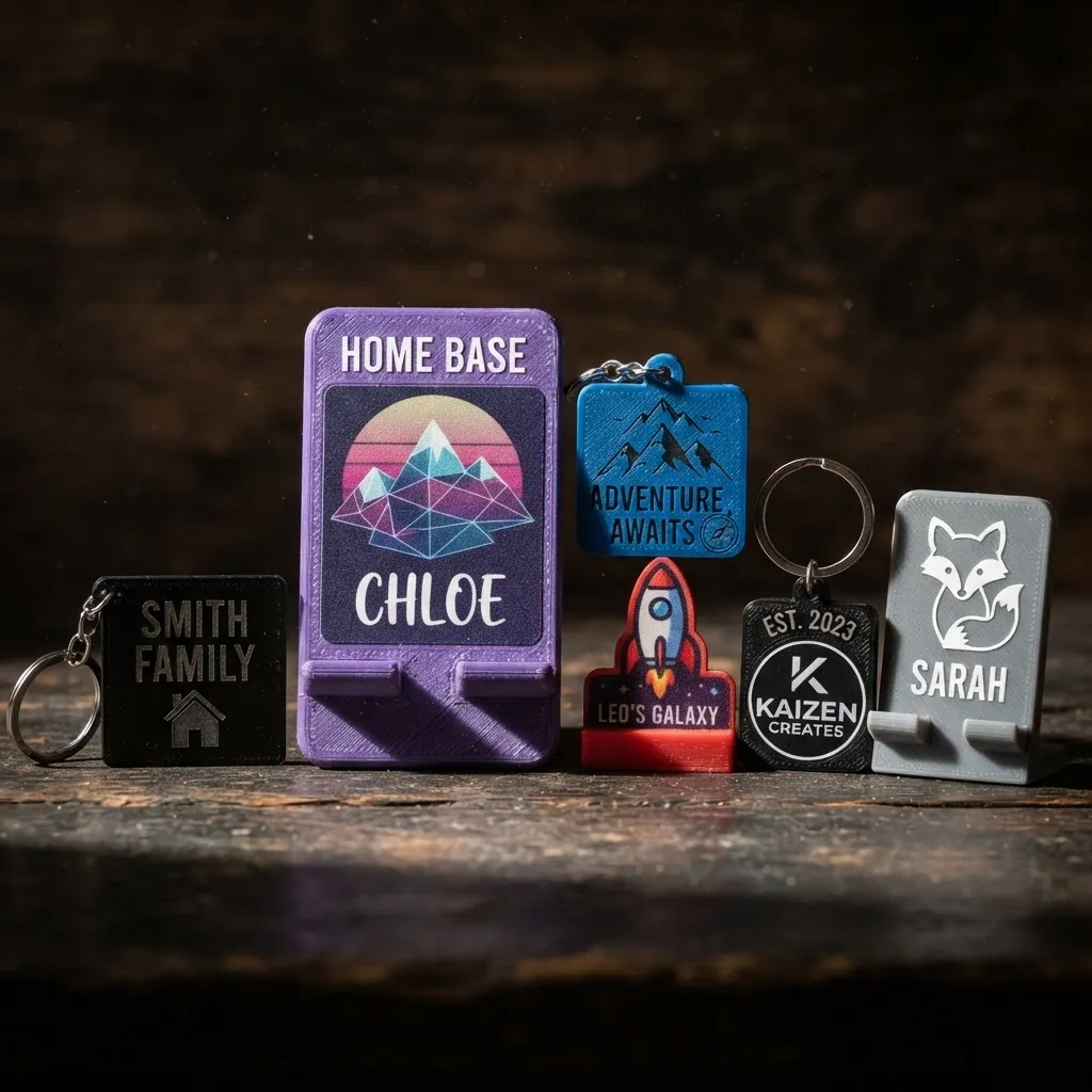 Custom Keyrings & Stands
